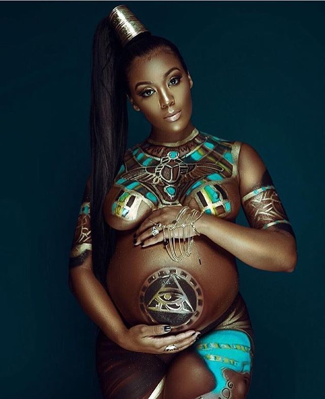 Pregnant twins ebony